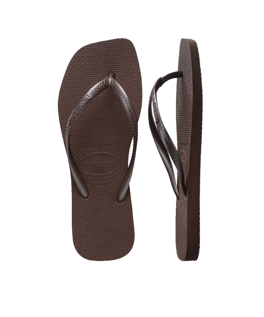 Havaianas Women's Slim Square Solid Thongs