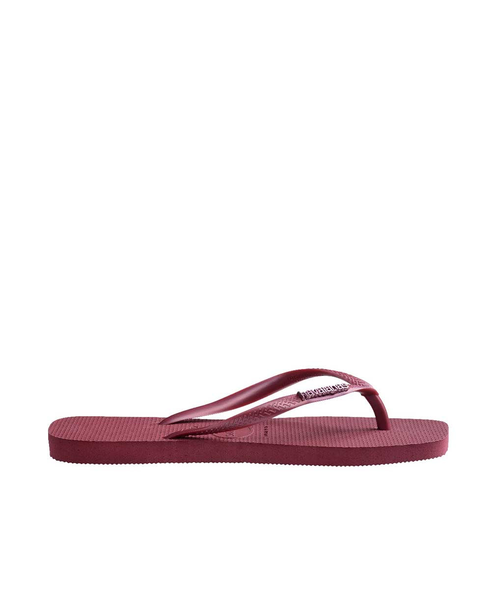 Havaianas Women's Slim Square Metalic Logo Thongs