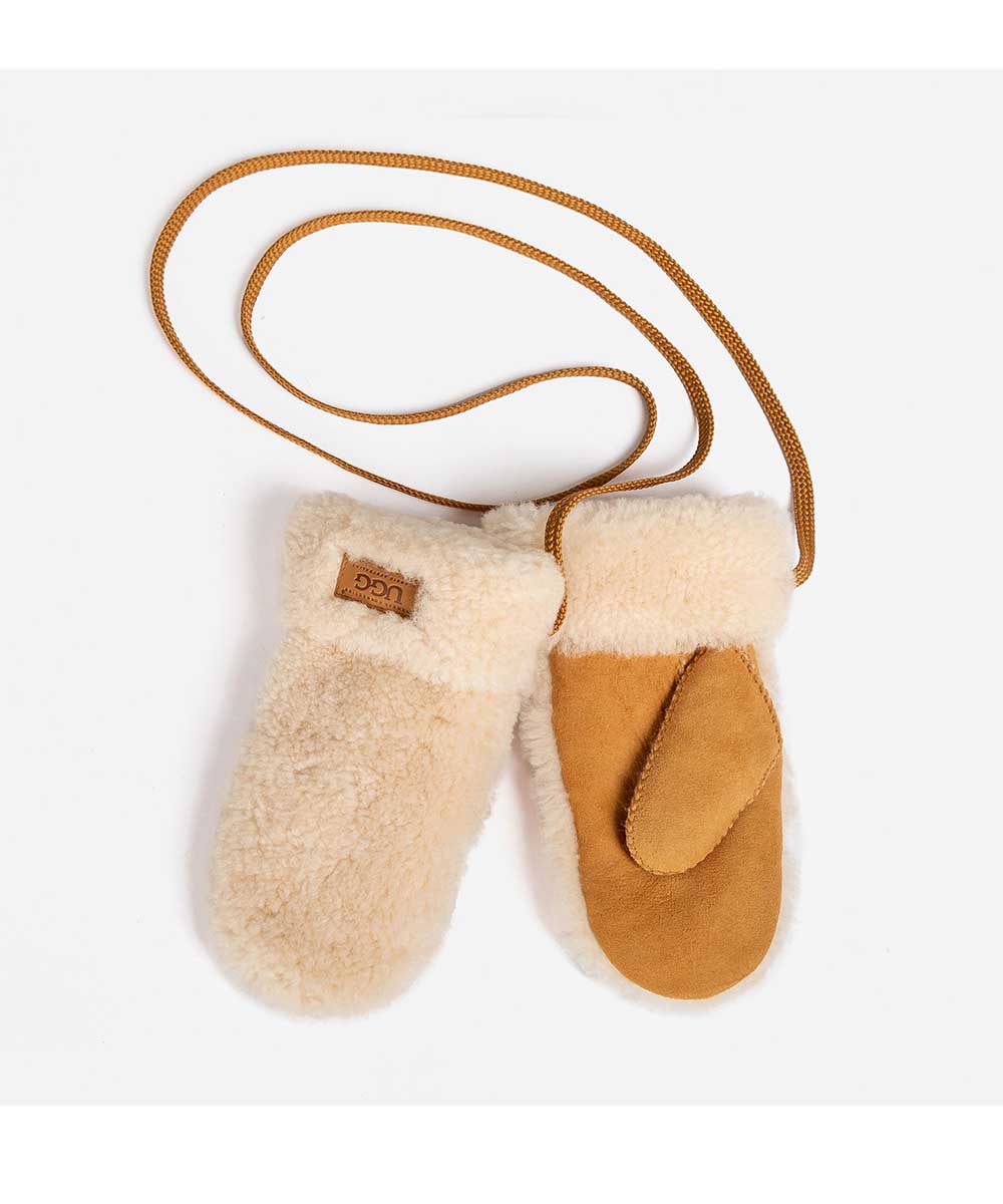 Kid's UGG Curly Mitten Gloves Main image