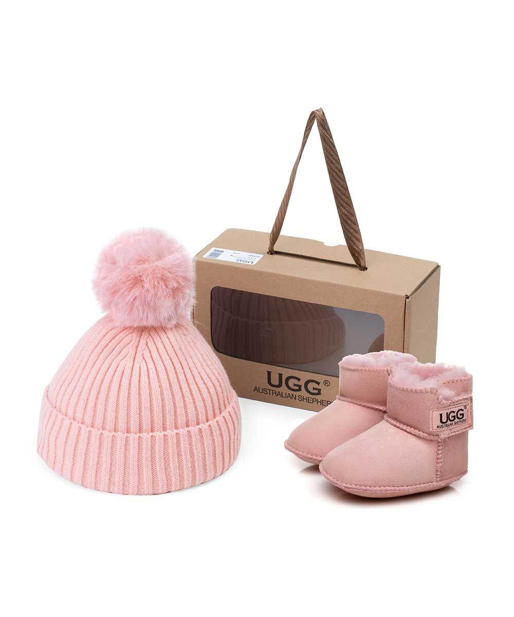 UGG Baby Beanie Bootie Gift Set