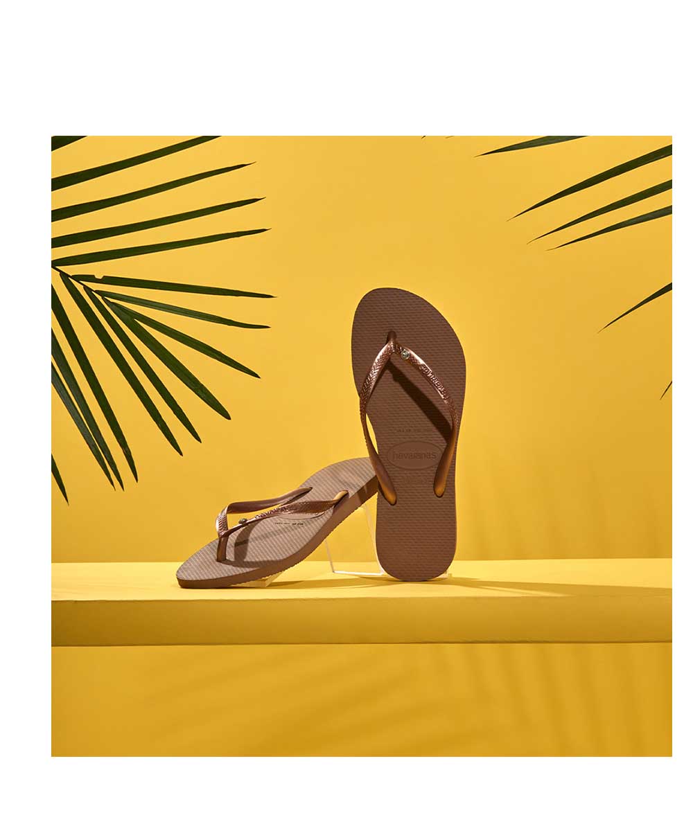Havaianas Women's Slim Crystal SW ll Thongs