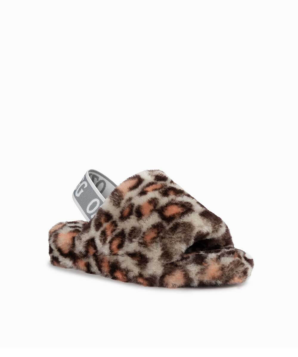 Kid’s UGG Snugg Leopard Slide Secondary image