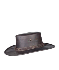 Barmah Squashy Roo Leather Hat