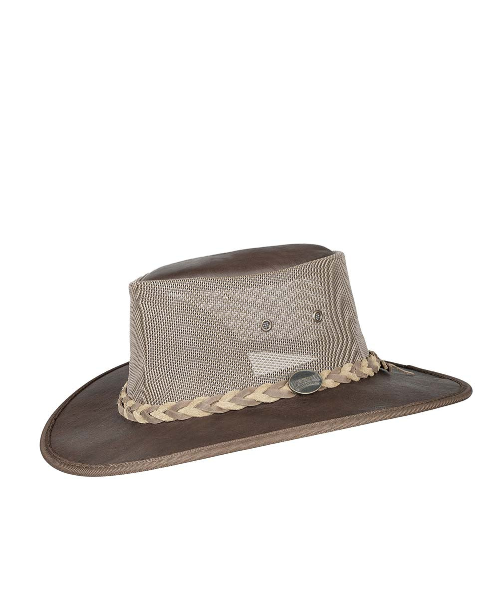 Barmah Squashy Roo Leather Cooler Hat