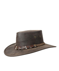 Barmah Outback 3 Crocodile Teeth Hat