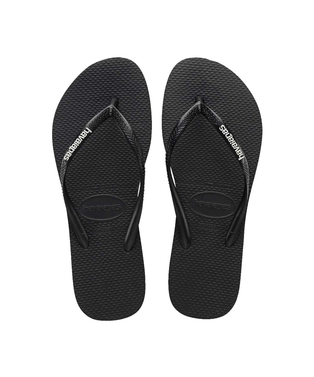 Havaianas Women's Slim Rubber Logo Thongs Secondary image