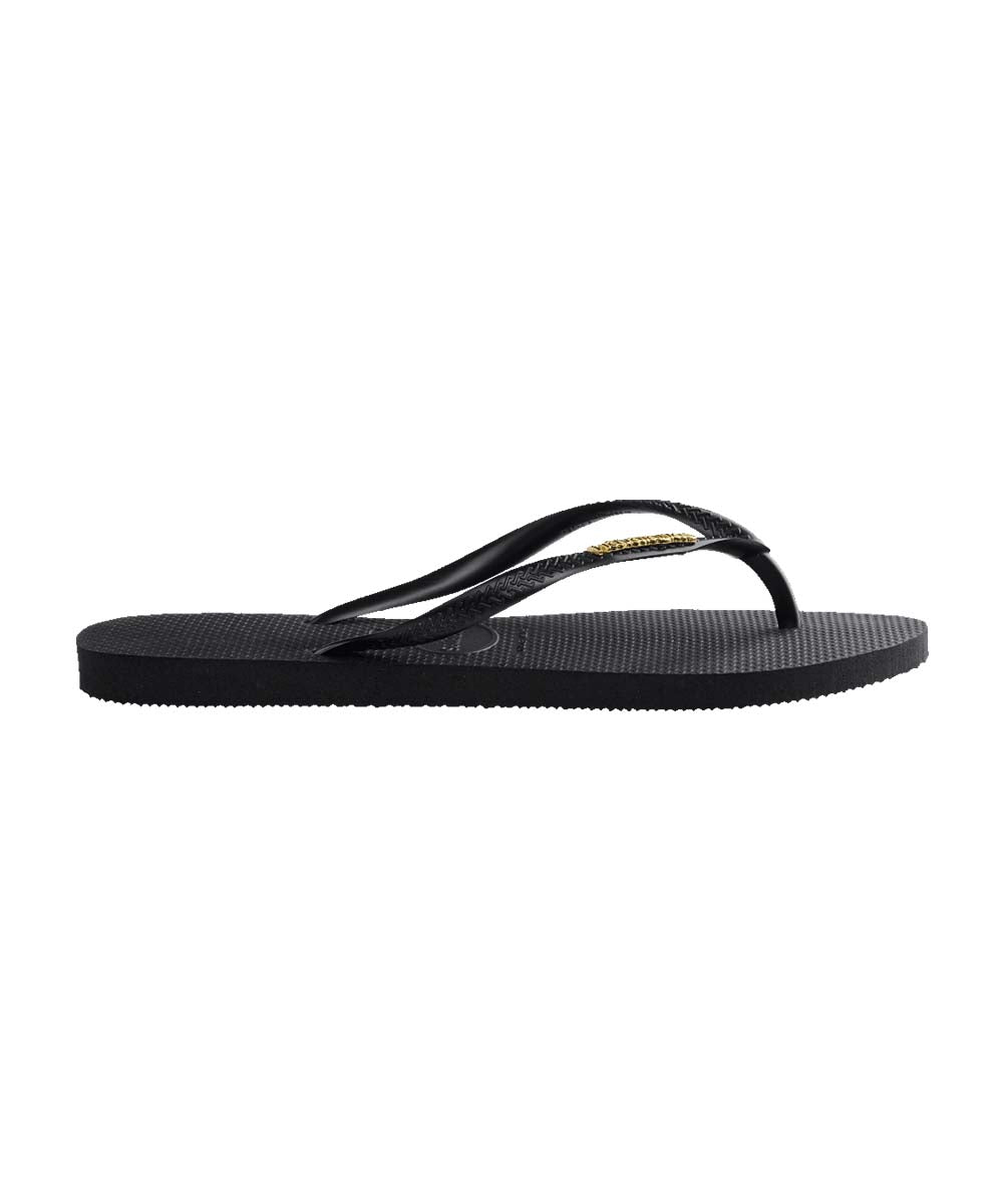 Havaianas Women's Slim Metal Logo Thongs