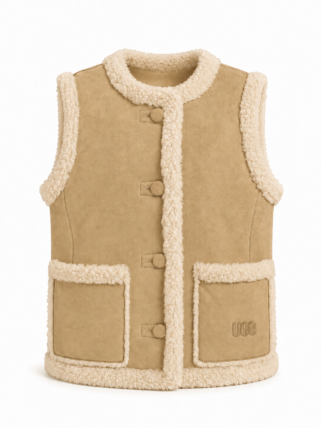 UGG Women's Noosa Reversible Vest - Almond/Natural