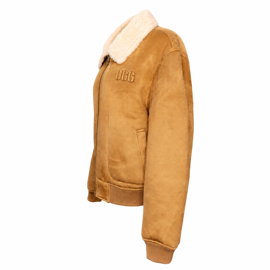 UGG Women's Bondi Reversible Bomber Jacket - Chestnut/Natural