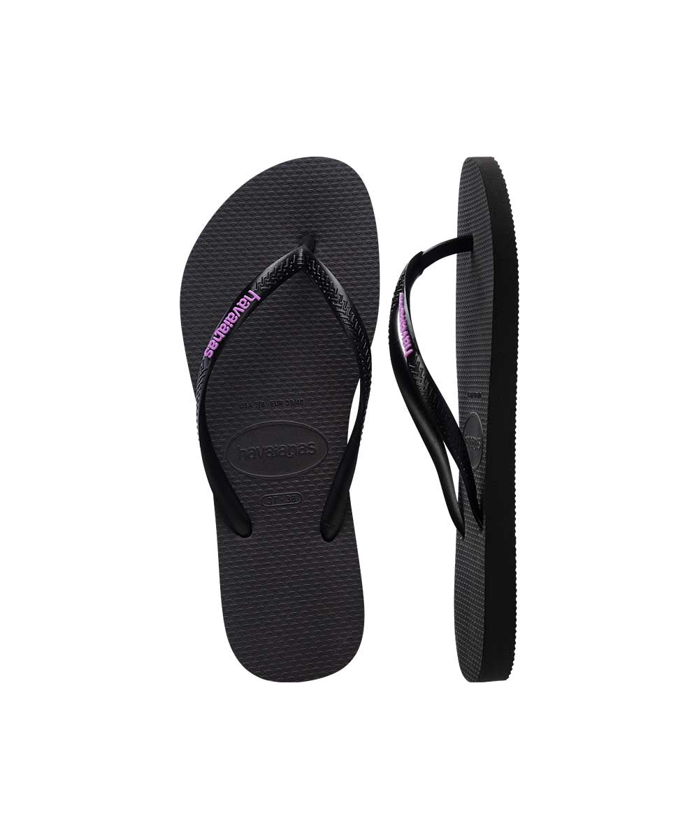 Havaianas Women's Slim Rubber Logo Thong Main image