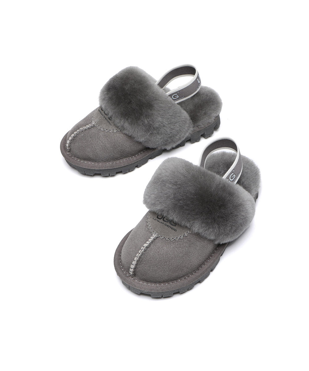 Kid’s Banded Scuff UGG Slippers