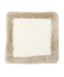 Sheepskin Border Cushion