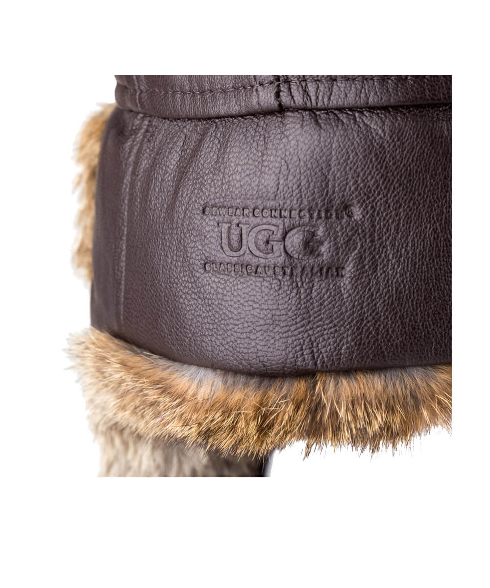 UGG Rabbit Fur Aviator Hat Secondary image