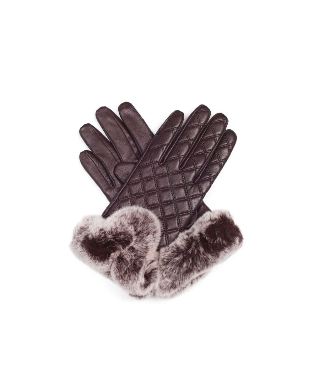 UGG Rabbit Fur Gloves Secondary image